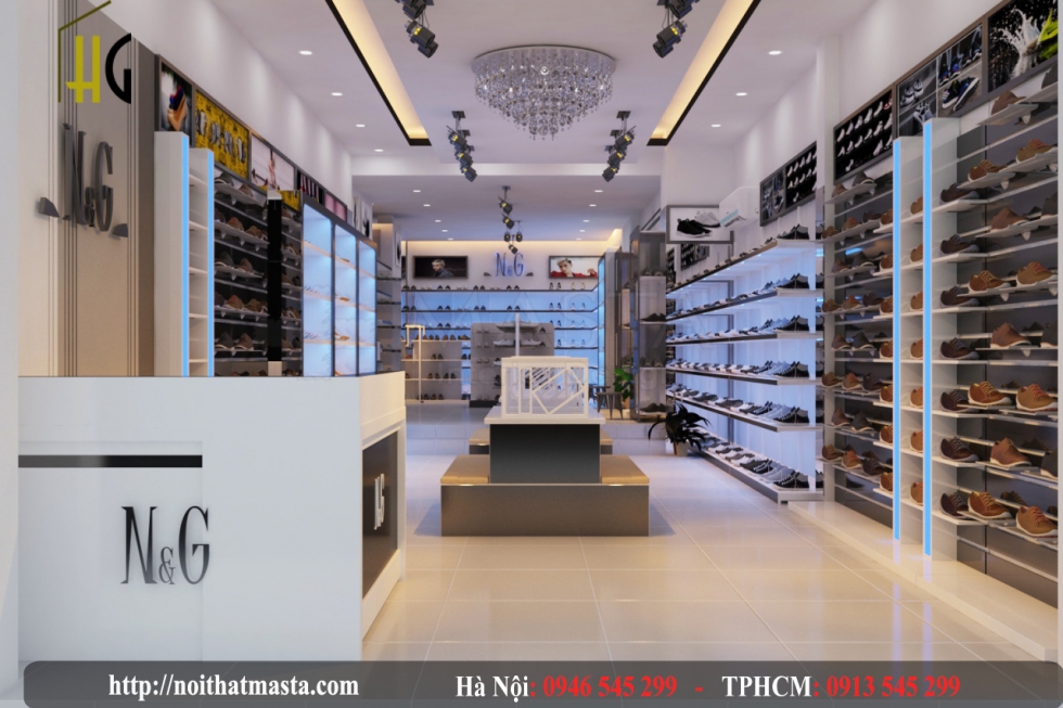 Thiết Kế Shop Giày Dép N&G